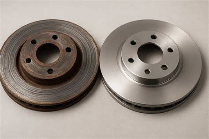 Do bigger rotors go in front or back?