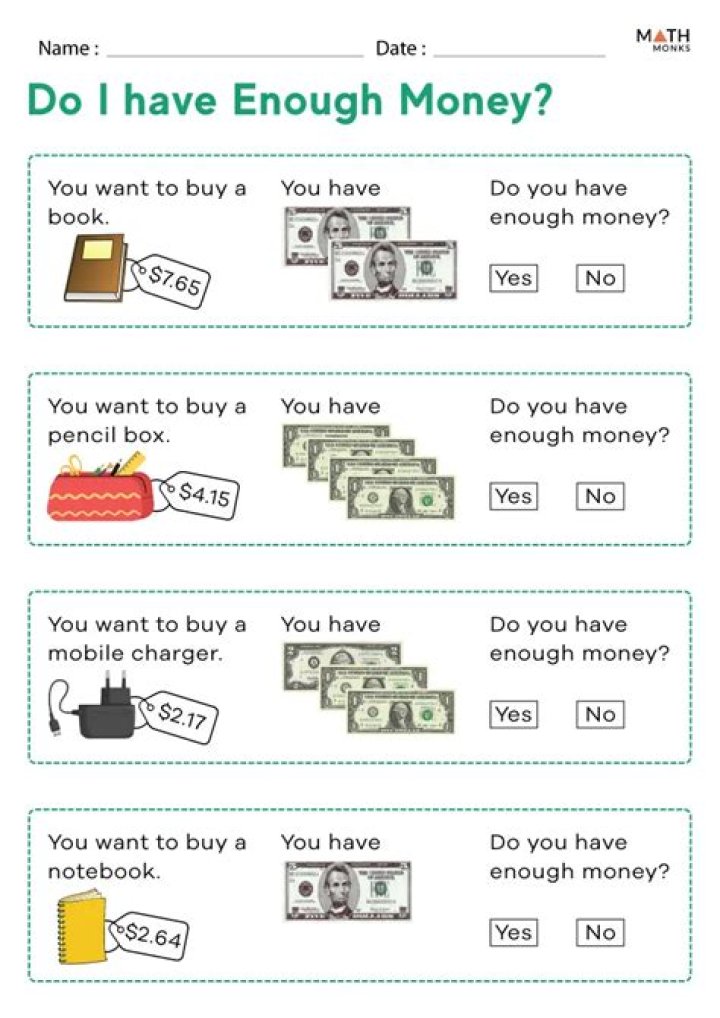 Do I Have Enough Money? Free PDF Worksheets to Assess Your Finances