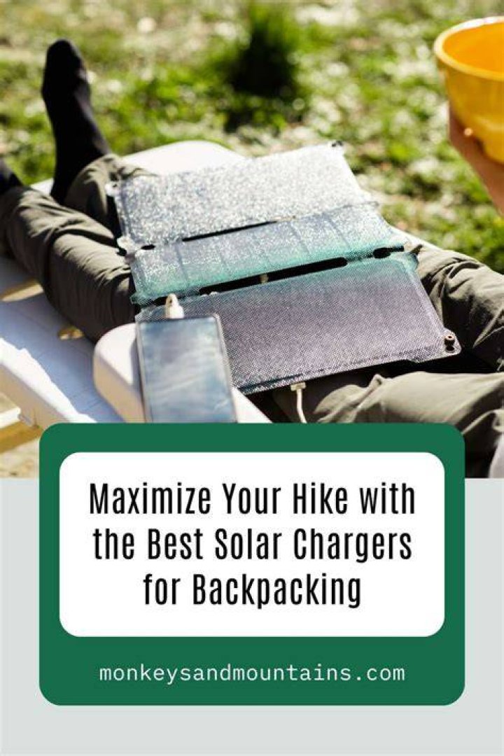 Do solar chargers work backpacking?