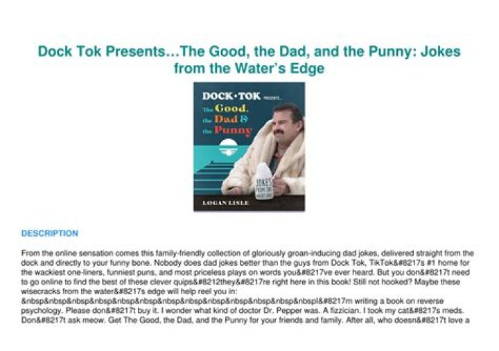 Dock Talk Dad Jokes List PDF: Funny Fishy Puns for Family Fun