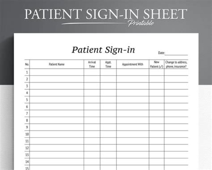 Doctor Sign In Sheet PDF – Easy Download & Secure Access