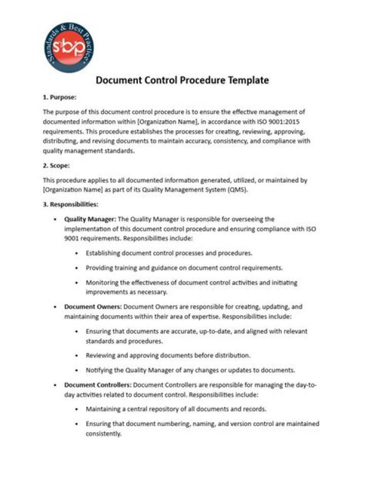 Complete Guide to Document Management Procedure PDF