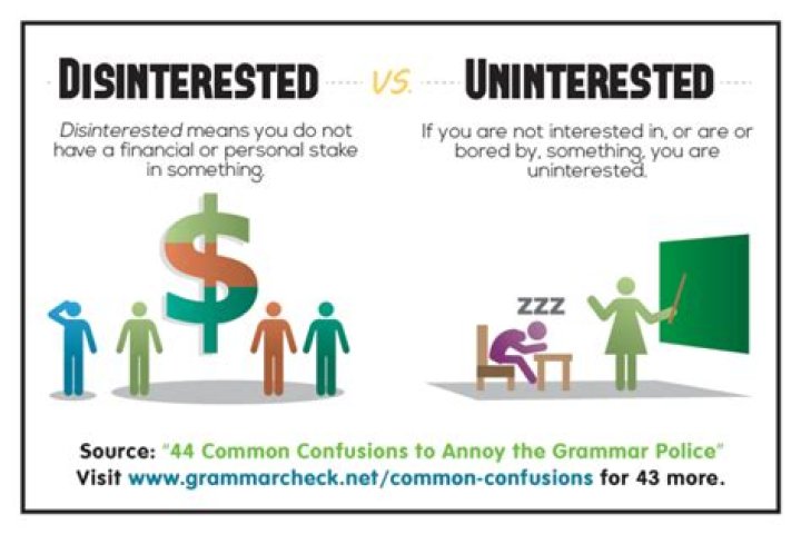 Does disinterested mean fair?