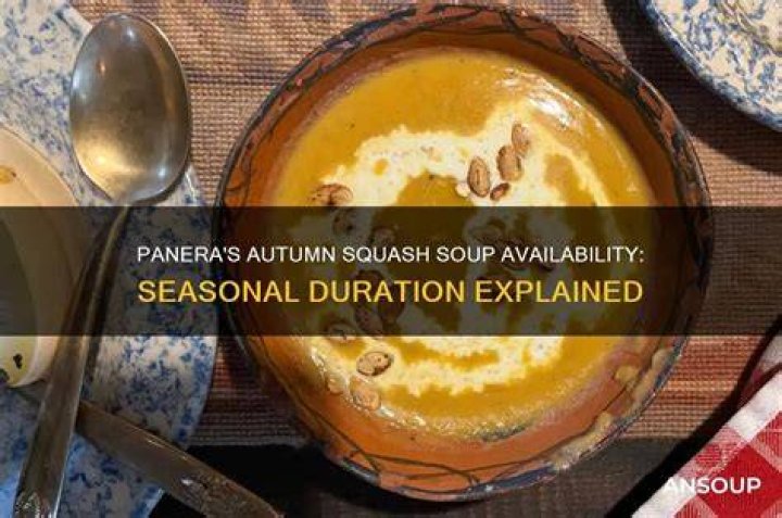 Does Panera have autumn soup?