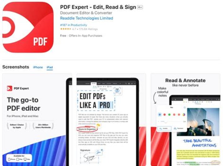 Does PDF Expert work on iPad?