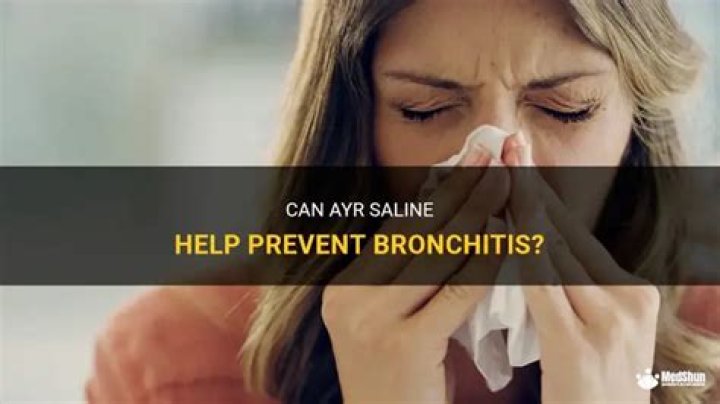 Does saline help bronchiolitis?