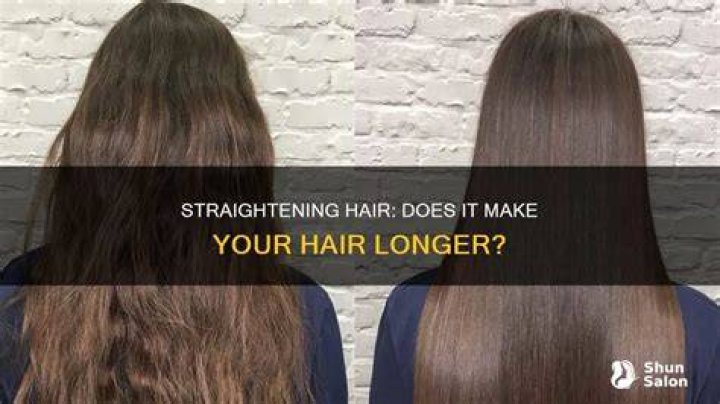 Does straightening your hair everyday make it straight?