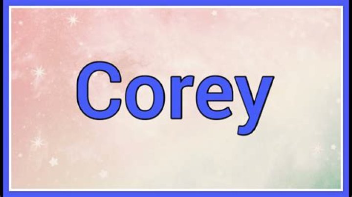 Does the name Corey mean anything?