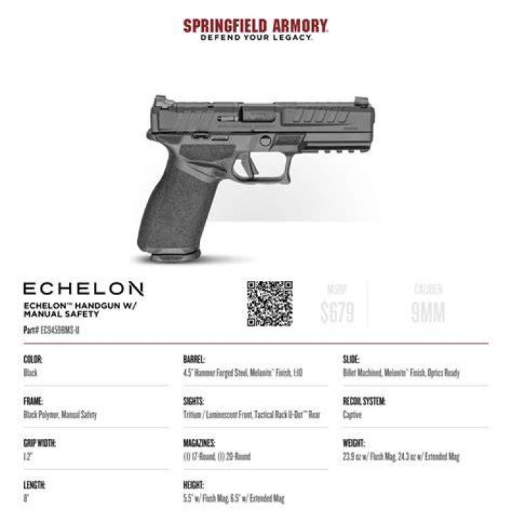 Does the Springfield XDM have a manual safety?