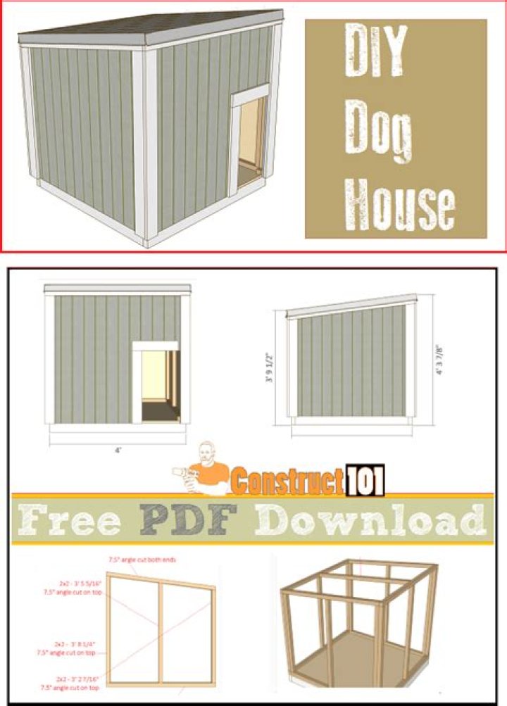 Free Dog House Plans PDF: Download Instant Construction Guide