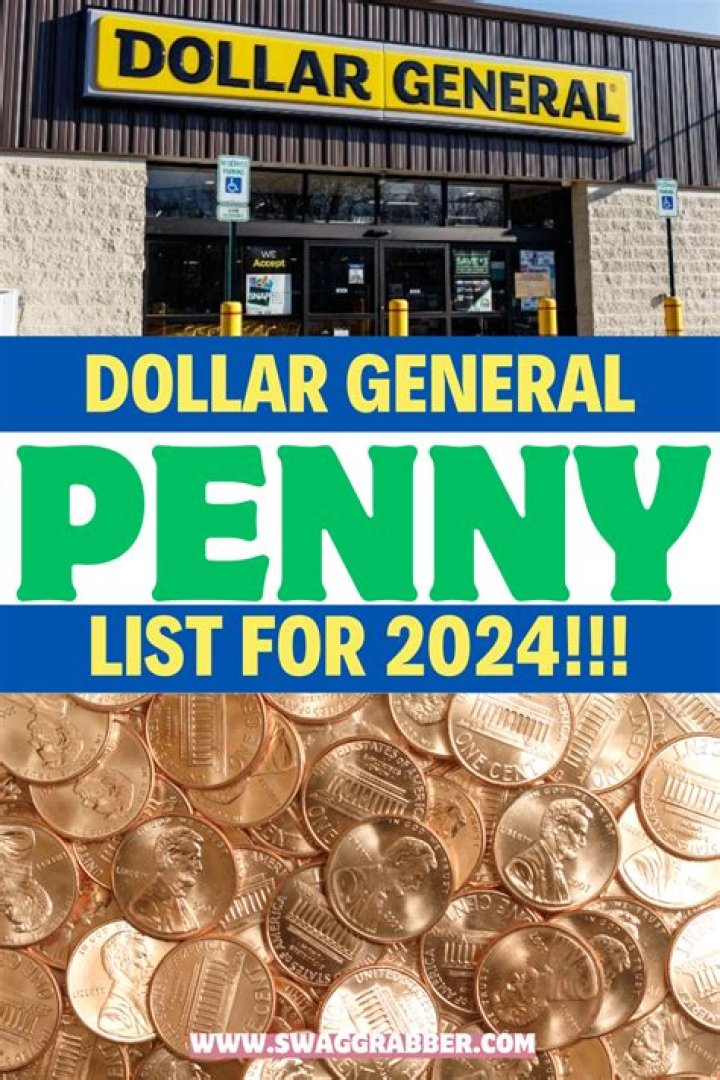 Dollar General Penny List Today – Free Printable PDF