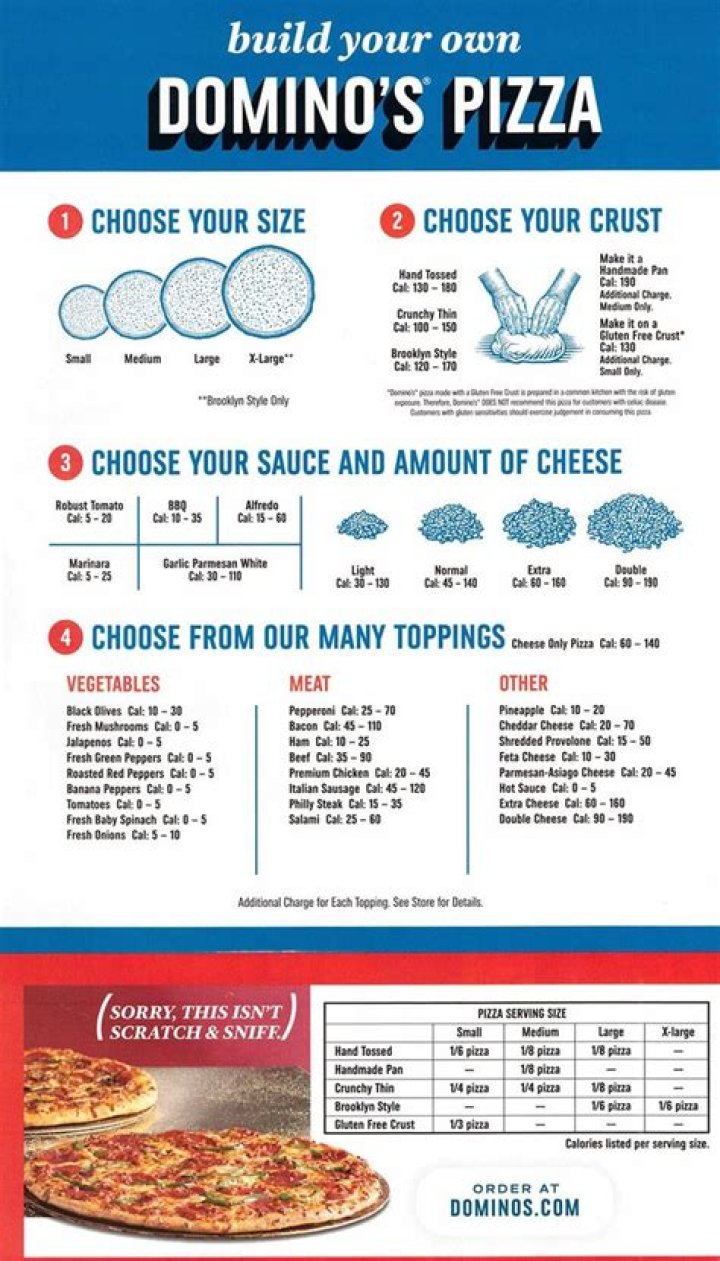 Domino's Toppings List PDF: Full Recipe Collection