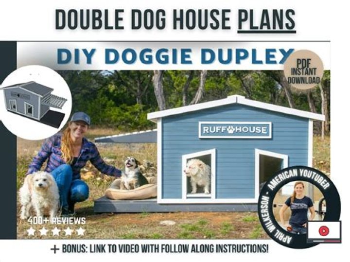Double Dog House Plans PDF – Build Your Own Durable Dog Shelter
