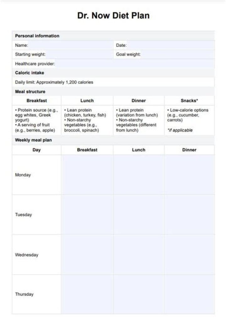 Dr Now's Instant Diet Plan Book PDF – Your Quick Guide to Healthy Eating