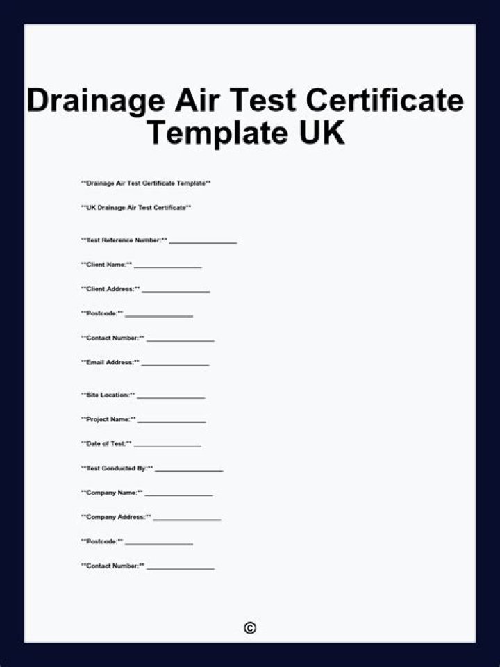 Drainage Air Test Procedure PDF: Step-by-Step Guide