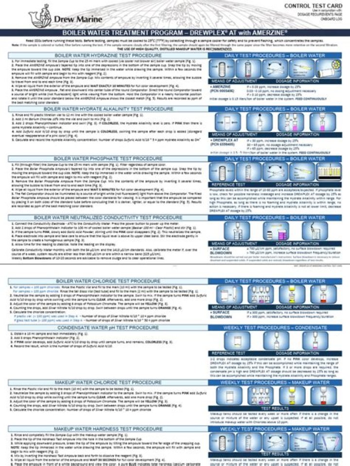 Drew Marine Boiler Water Test Procedure PDF: Complete Testing Guidelines