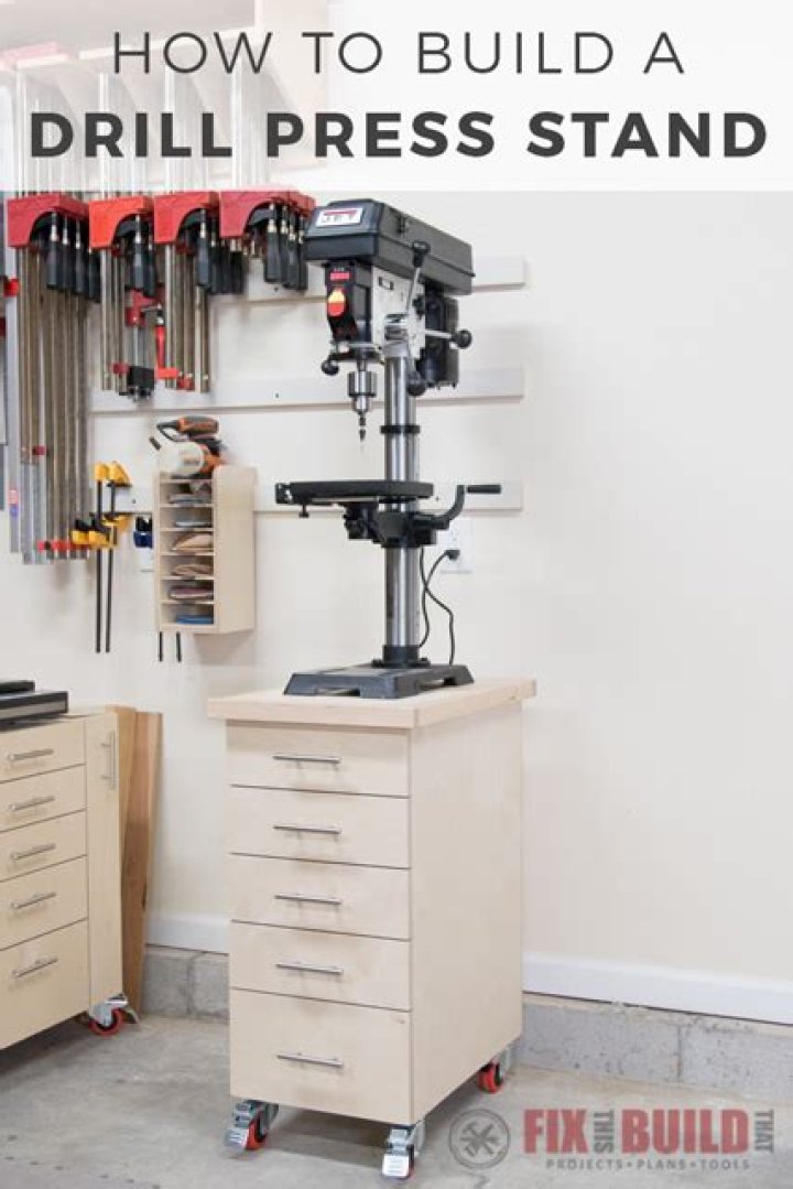 Free Drill Press Stand Plans PDF – Download High-Quality Workshop Projects