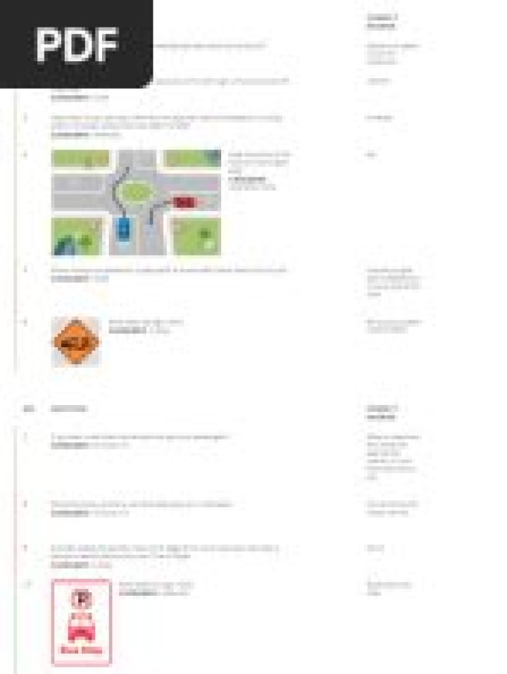 Download Driver Knowledge Test PDF for Passing the Exam
