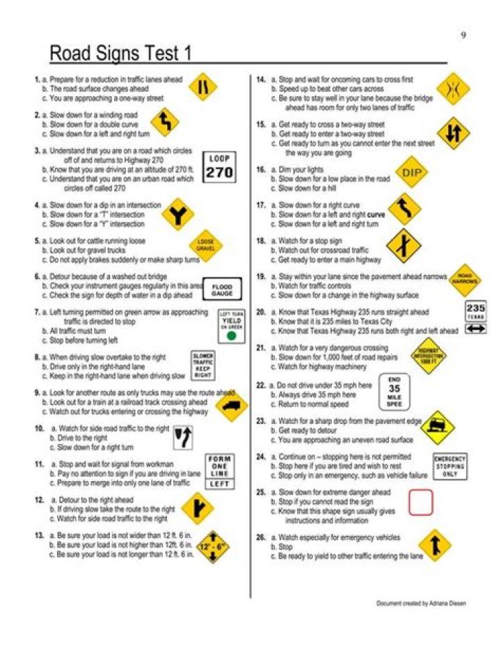 Driving Test Questions PDF: Expert Practice Test for Licensing