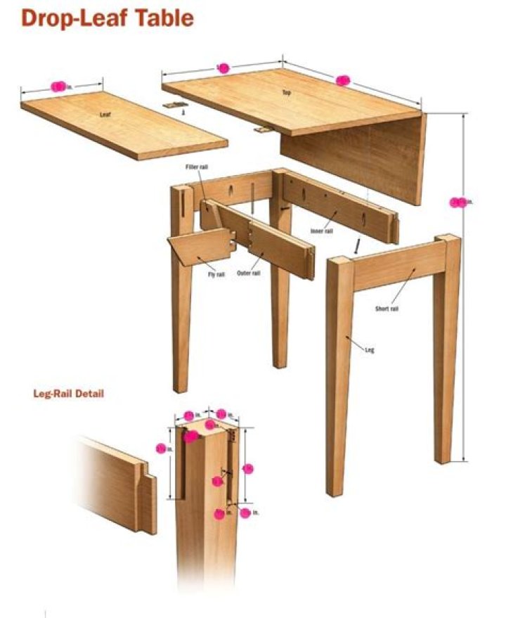Drop Leaf Table Plans PDF – Easy DIY Furniture Design