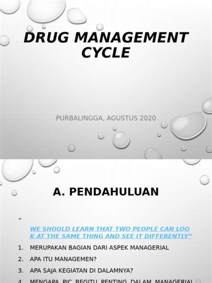 Drug Management Cycle PDF: Step-by-Step Guide for Effective Pharma Operations