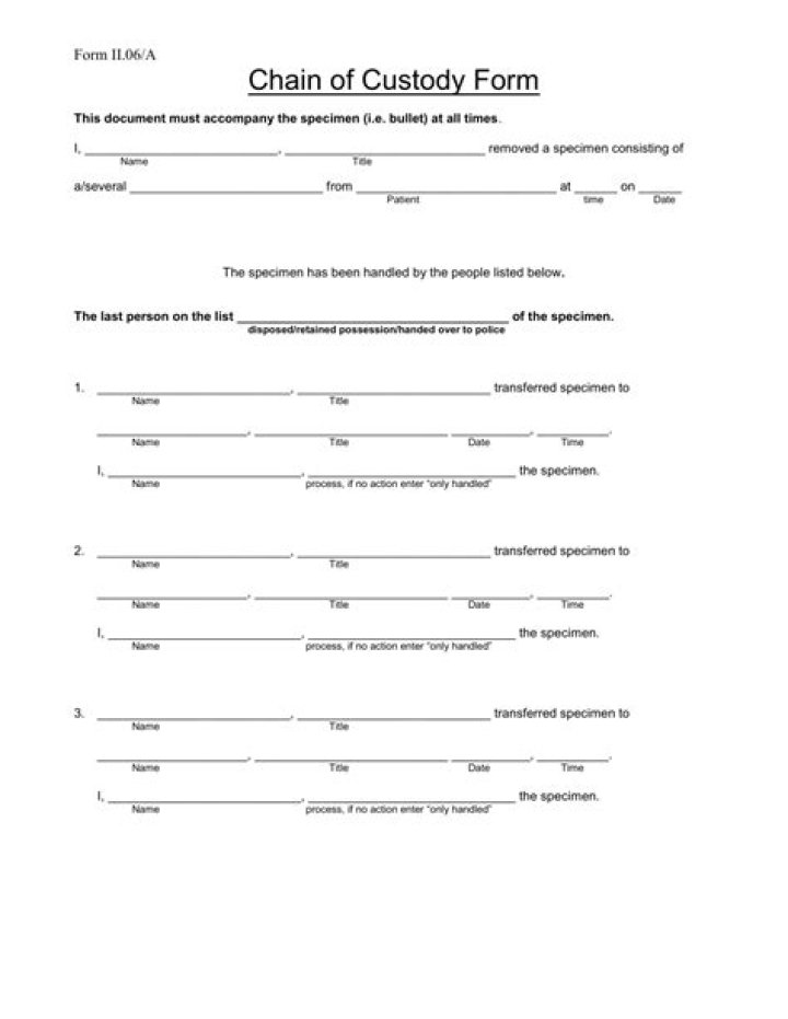 Drug Test Chain of Custody Form PDF: Legal & Compliance Requirements