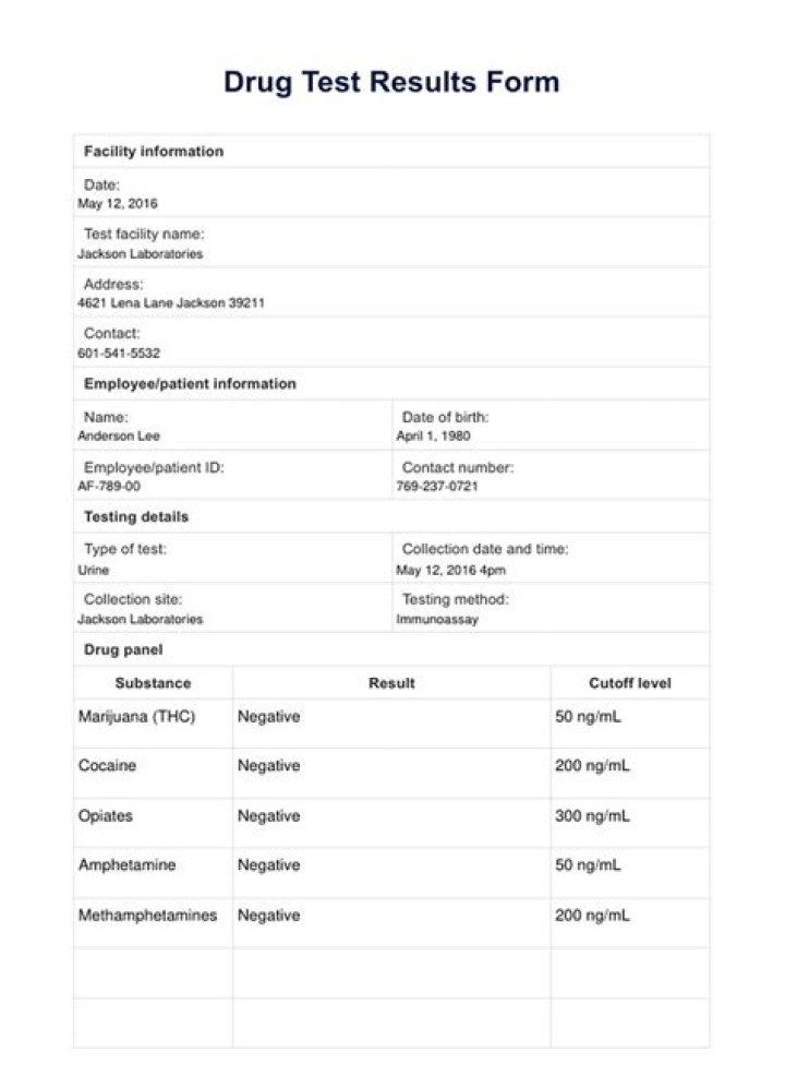 Download Drug Test PDF for Fast, Reliable Results