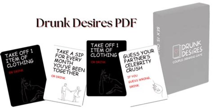 Drunk Desires Card List: Printable PDF Guide