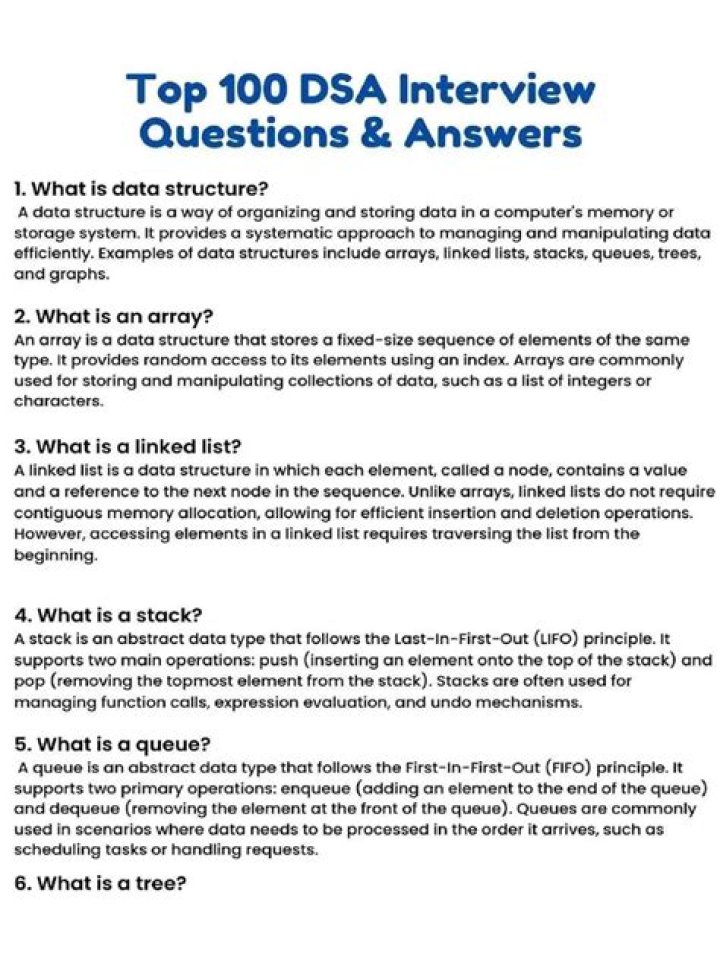 DSA Questions and Answers PDF: Master Exam-Ready Practice