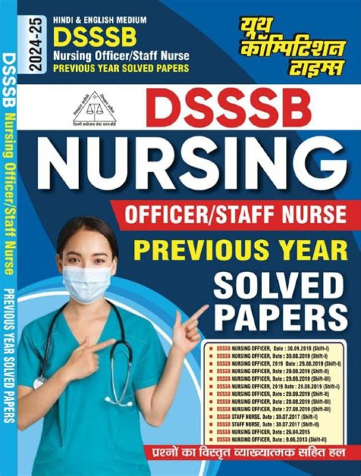 DSSSB Nursing Officer Previous Year Question Paper PDF – Previous Year Papers
