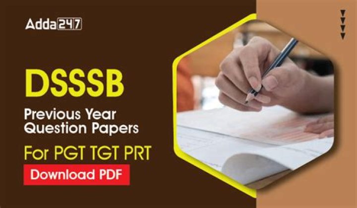 DSSSB PRT Previous Year Question Paper PDF 2023-24