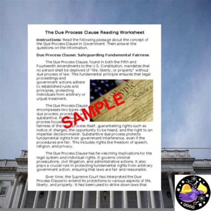 Free Due Process Worksheet PDF – Download Legal Rights Guide
