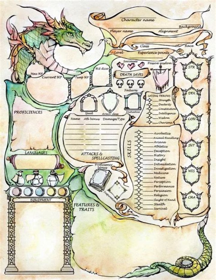 Download Dungeon World Character Sheets PDF for Easy Roleplaying