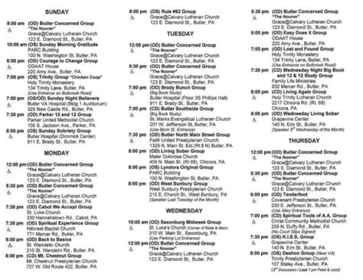Dutchess County AA Meeting List PDF – Access Meeting Agendas Now
