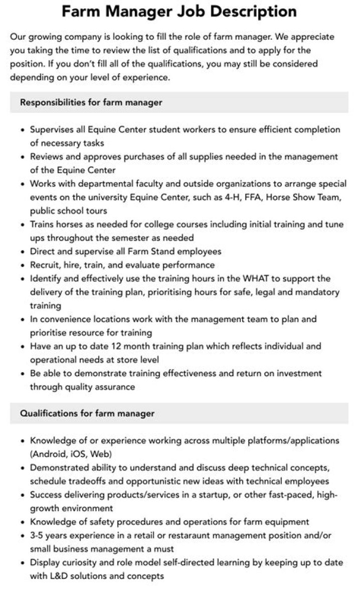 Key Duties of a Farm Manager PDF: Essential Guide