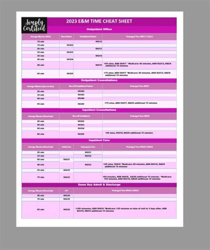 E&M Cheat Sheet PDF: Essential Tips & Shortcuts for Success