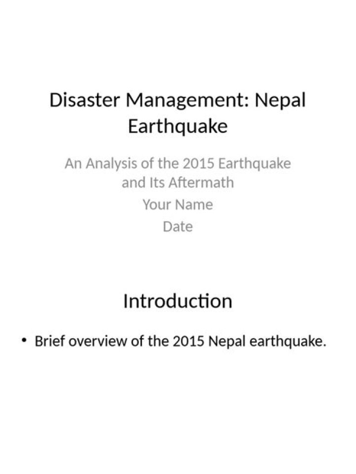 Earthquake Disaster Management PDF: Essential Guide for Preparedness