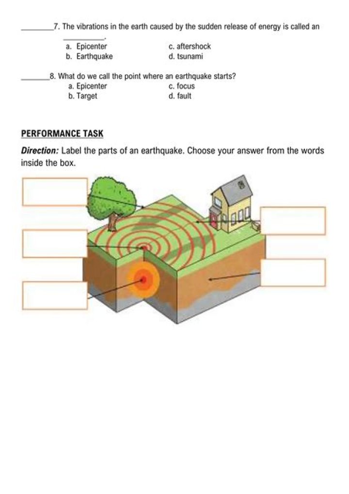 Earthquake Quiz with Answers PDF: Test Your Knowledge