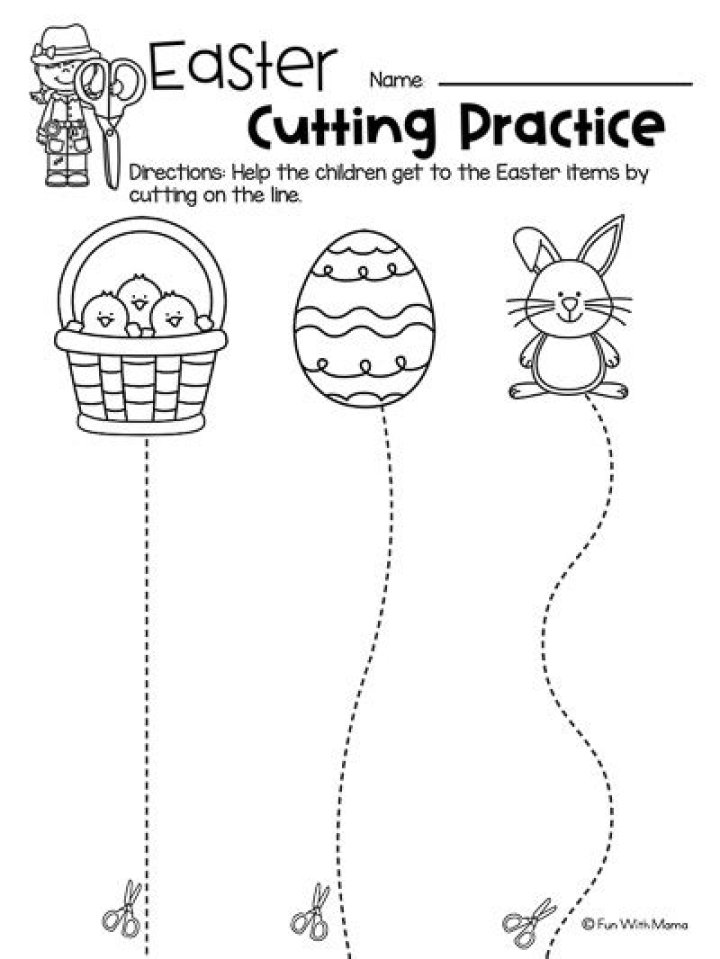 Free Easter Worksheets for Preschool PDF – Printable Activities