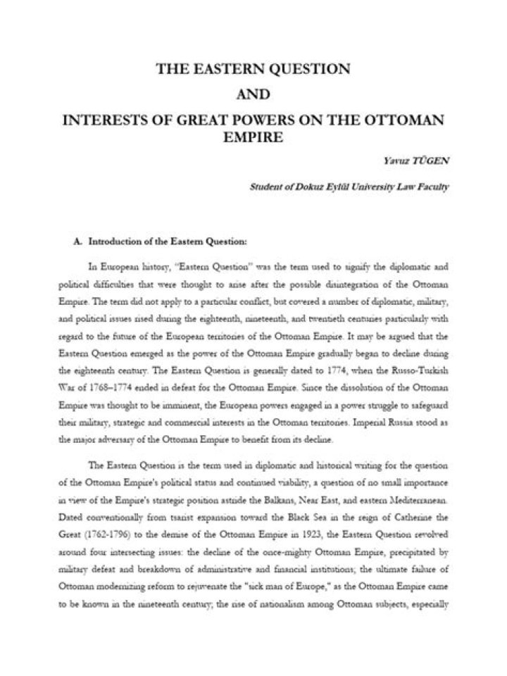 Eastern Question PDF: Insights & Analysis