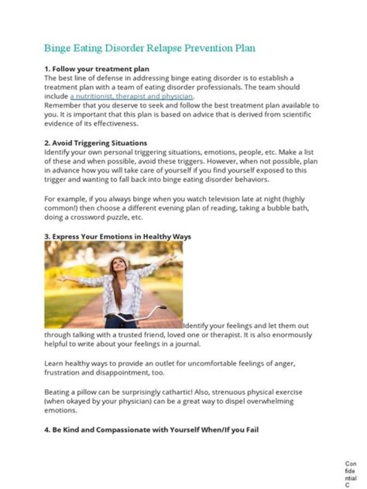Eating Disorder Relapse Prevention Plan PDF: Safeguard Your Recovery