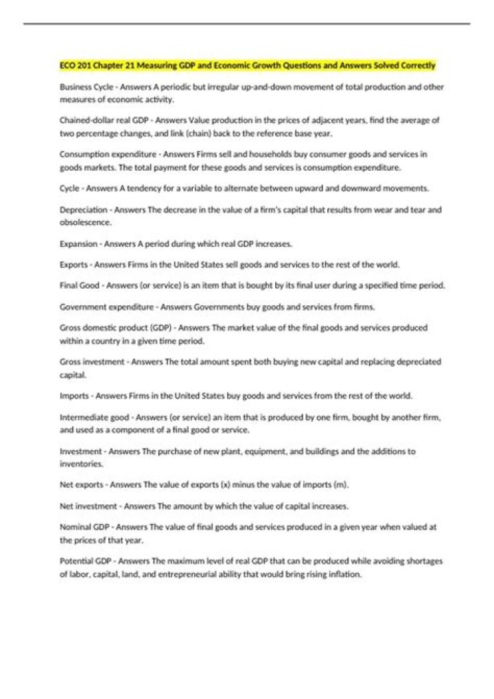 Economic Growth Questions & Answers PDF: Expert Insights