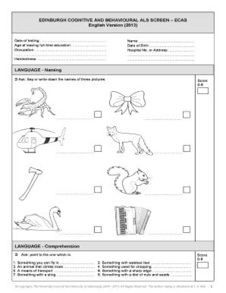 Edinburgh Social Cognition Test PDF: Free Download & Review