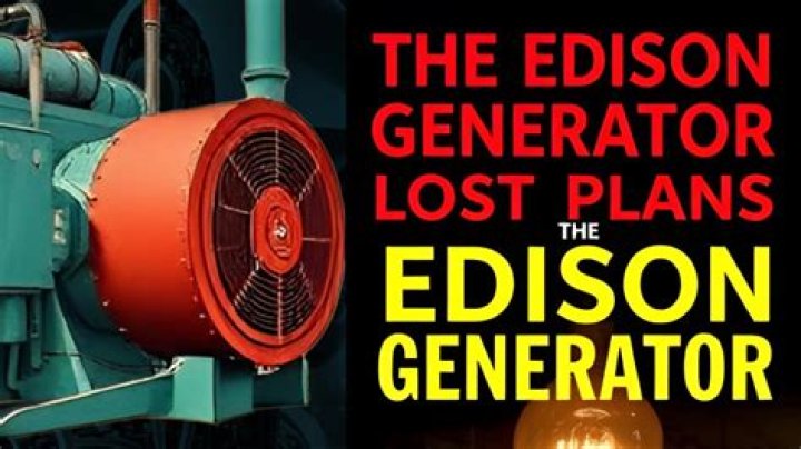 Edison Lost Generator Plans PDF: Original Blueprints & Restoration Guide