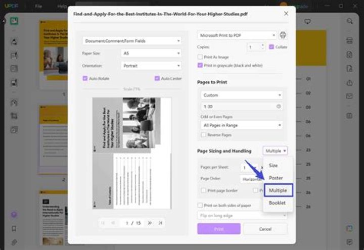 Edit PDF: 2 Pages Per Sheet Efficiently