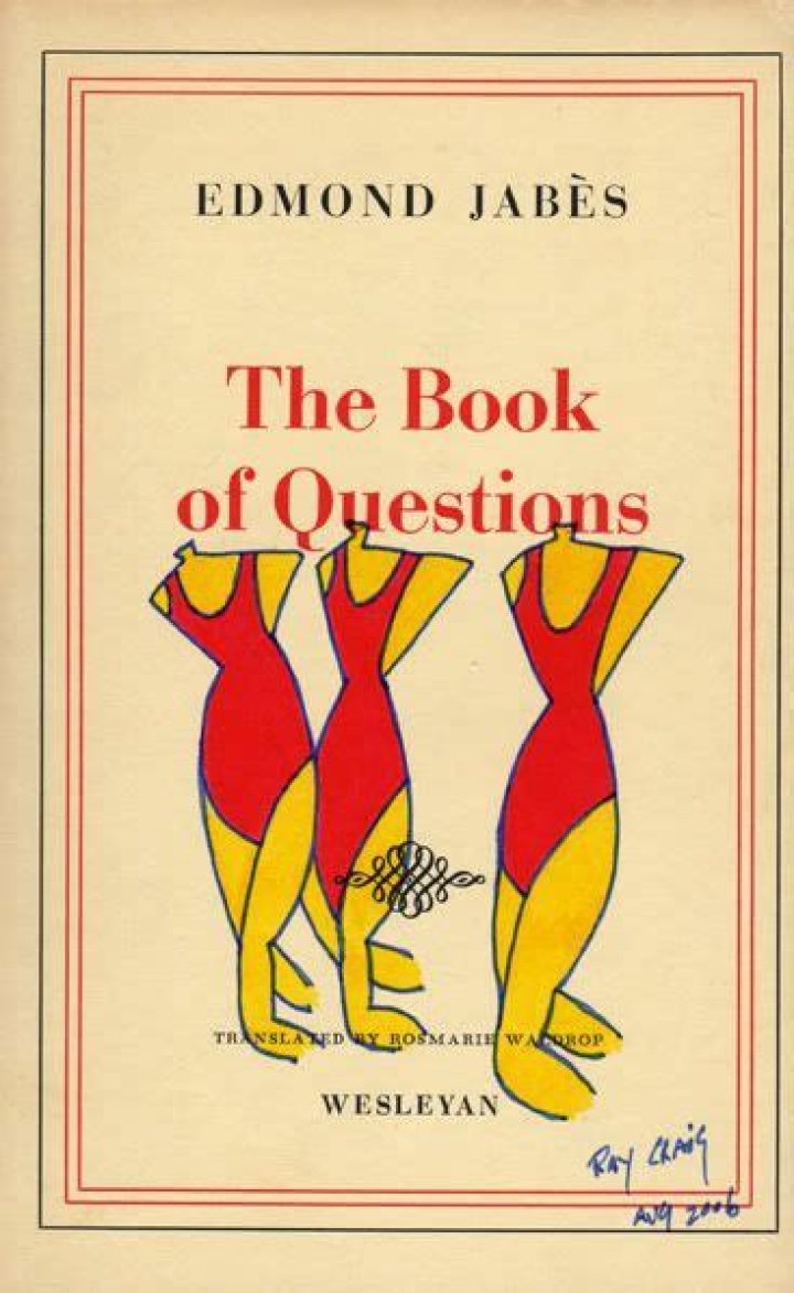 Edmond Jabes' The Book of Questions PDF: Insights & Reflections