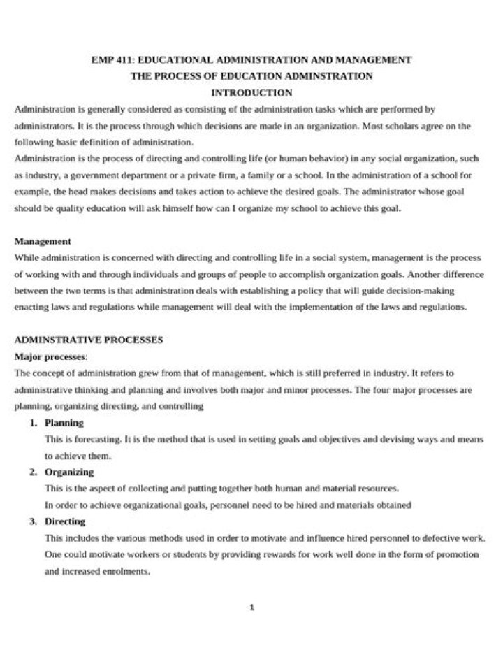Education Administration and Planning PDF: Key Strategies for Effective School Management