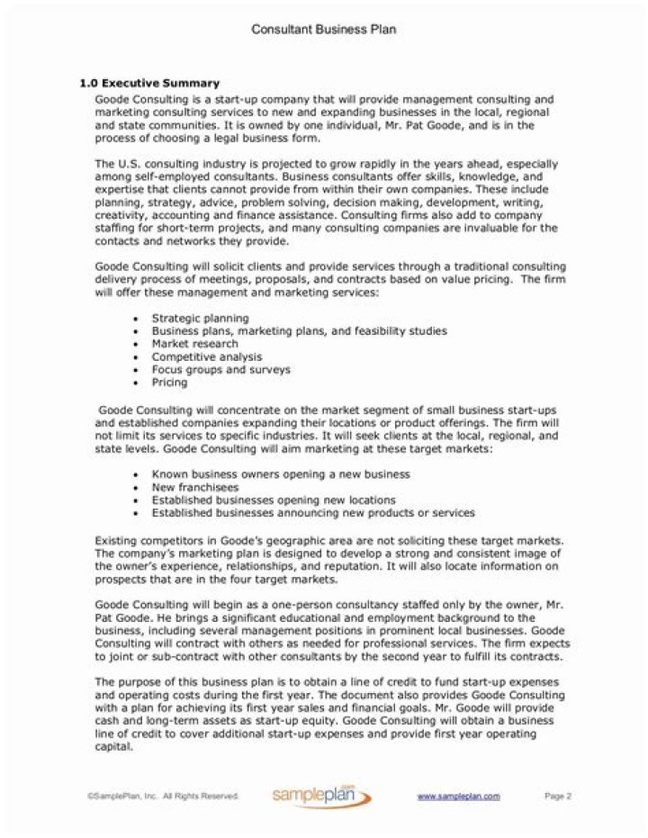 Download Free Educational Consulting Business Plan Sample PDF