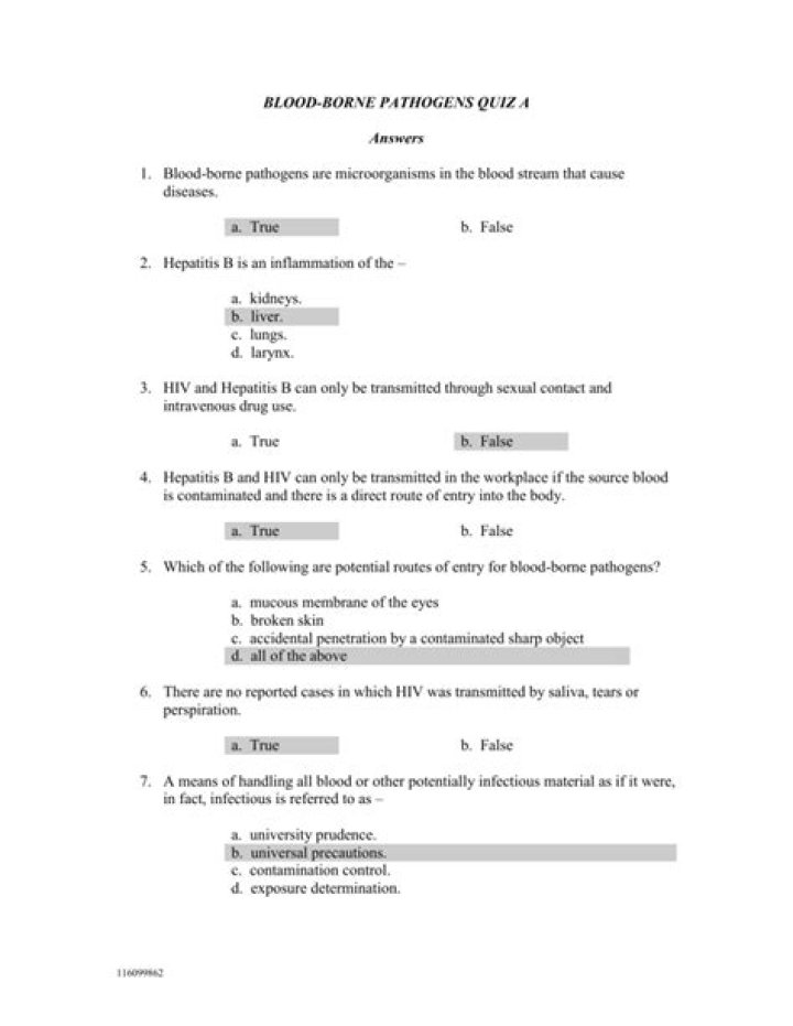 Eduhero Bloodborne Pathogens Answers PDF: Complete Guide