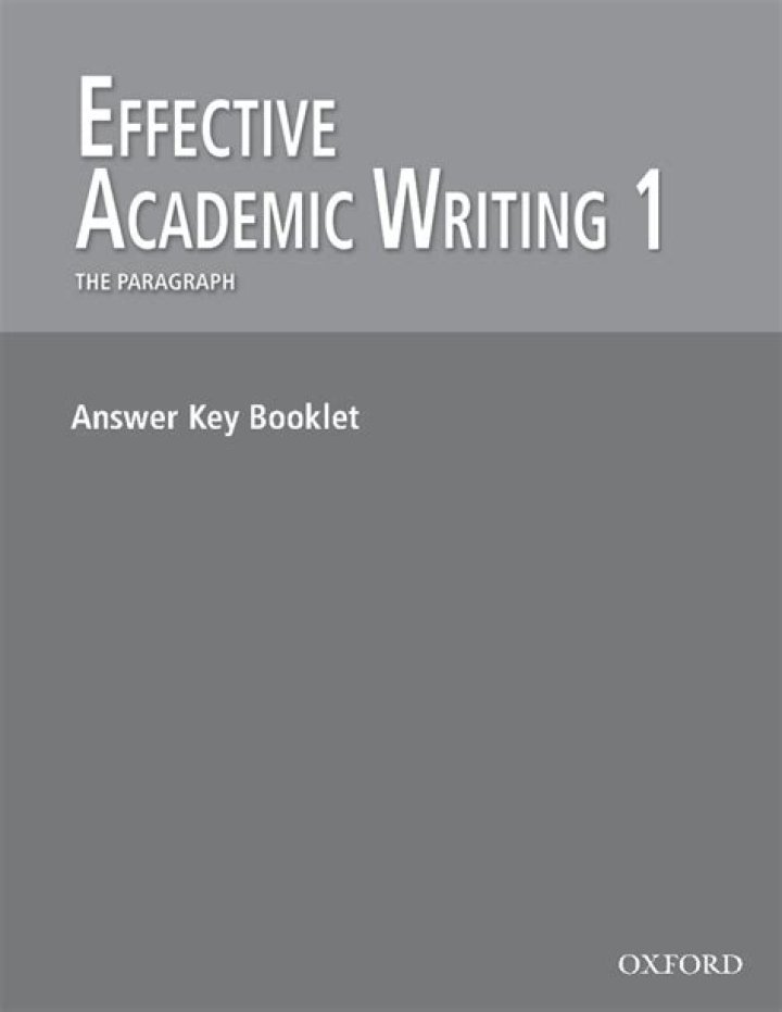 Effective Academic Writing 1 Answer Key PDF: Master Academic Answers with Confidence